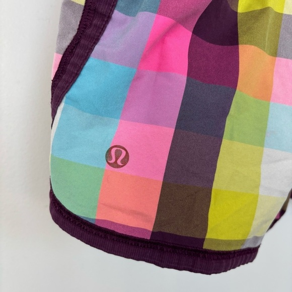 Lululemon Groovy Run Shorts Sea Check Size 4 - Picture 5 of 7